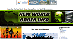 Desktop Screenshot of newworldorderinfo.com
